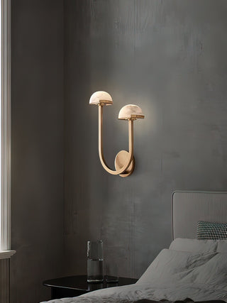 Mushroom Alabaster Wall Lamp Arkstarhome