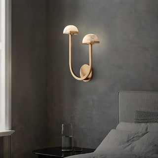Mushroom Alabaster Wall Lamp Arkstarhome