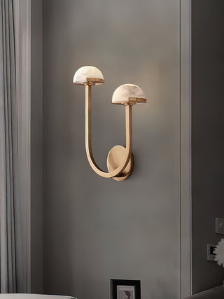 Mushroom Alabaster Wall Lamp Arkstarhome