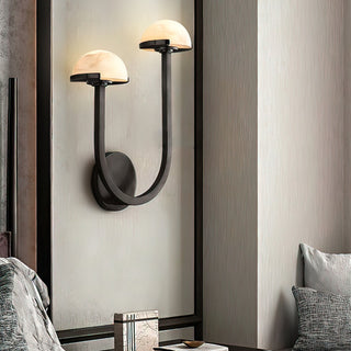 Mushroom Alabaster Wall Lamp Arkstarhome