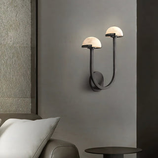 Mushroom Alabaster Wall Lamp Arkstarhome