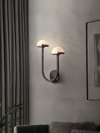 Mushroom Alabaster Wall Lamp Arkstarhome