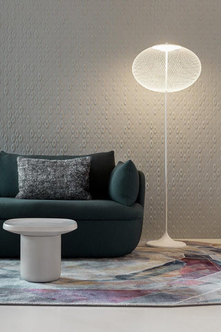 Metallic Meshwork Floor Lamp Arkstarhome