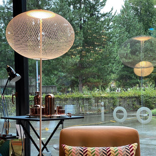 Metallic Meshwork Floor Lamp Arkstarhome