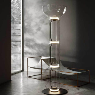 Bamboo Glass Floor Lamp Arkstarhome