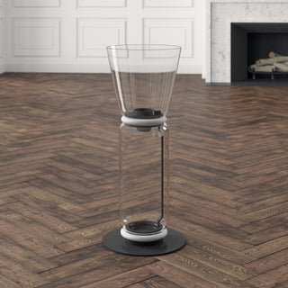 Bamboo Glass Floor Lamp Arkstarhome