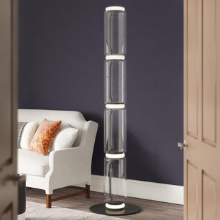 Bamboo Glass Floor Lamp Arkstarhome