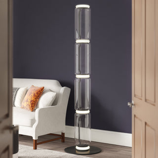 Bamboo Glass Floor Lamp Arkstarhome