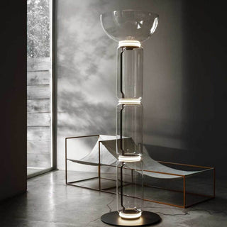 Bamboo Glass Floor Lamp Arkstarhome