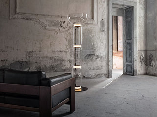 Bamboo Glass Floor Lamp Arkstarhome