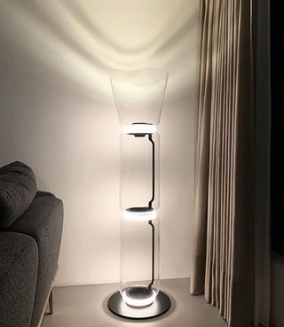 Bamboo Glass Floor Lamp Arkstarhome
