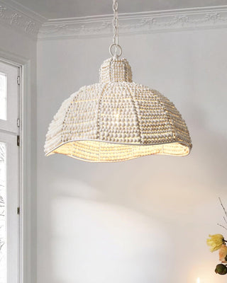 Obispo Wood Beads Pendant Lamp Arkstarhome