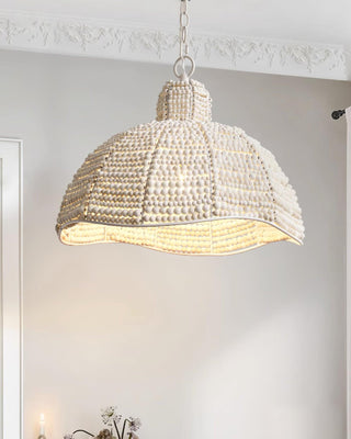 Obispo Wood Beads Pendant Lamp Arkstarhome