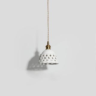 Openwork Ceramic Pendant Lamp Arkstarhome