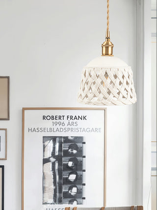 Openwork Ceramic Pendant Lamp Arkstarhome