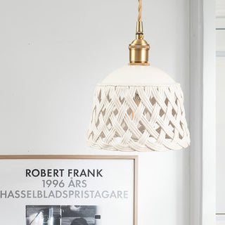 Openwork Ceramic Pendant Lamp Arkstarhome