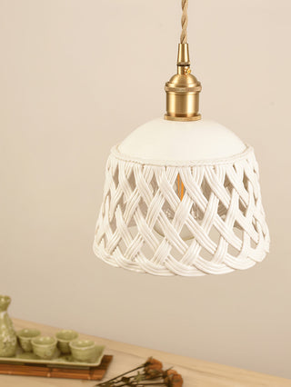 Openwork Ceramic Pendant Lamp Arkstarhome