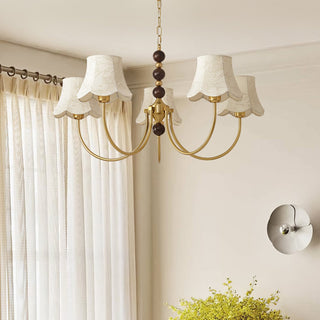 Orchid Fabric Chandelier Arkstarhome