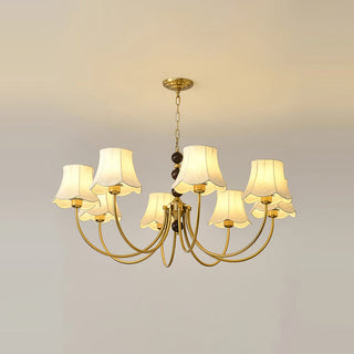 Orchid Fabric Chandelier Arkstarhome