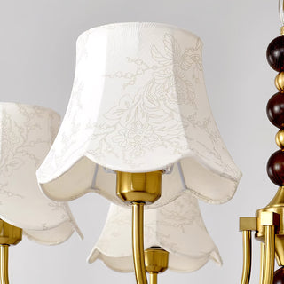 Orchid Fabric Chandelier Arkstarhome