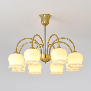 Orchids Brass Chandelier Arkstarhome