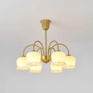 Orchids Brass Chandelier Arkstarhome