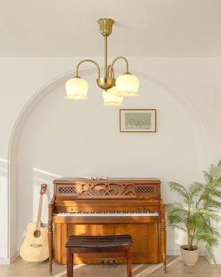 Orchids Brass Chandelier Arkstarhome
