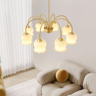 Orchids Brass Chandelier Arkstarhome