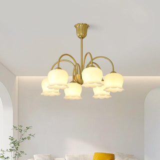Orchids Brass Chandelier Arkstarhome