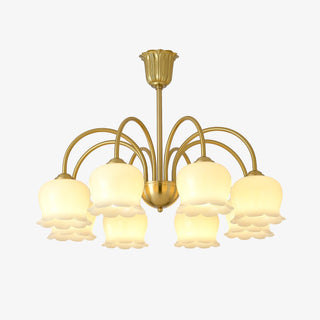 Orchids Brass Chandelier Arkstarhome