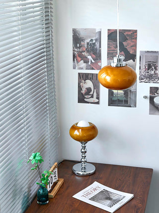 Oval Persimmon Table Light Arkstarhome