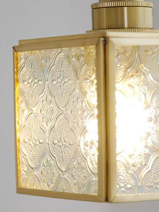 Patterned Glass Pendant Lamp Arkstarhome