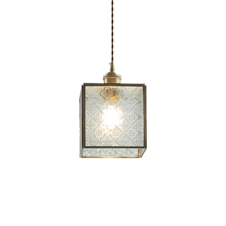 Patterned Glass Pendant Lamp Arkstarhome
