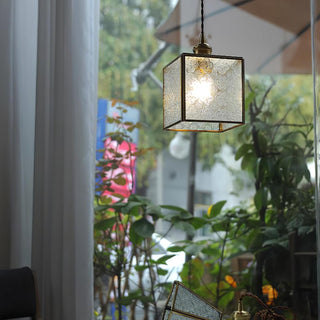 Patterned Glass Pendant Lamp Arkstarhome