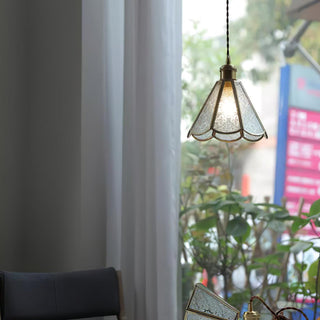 Patterned Glass Pendant Lamp Arkstarhome