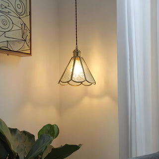 Patterned Glass Pendant Lamp Arkstarhome