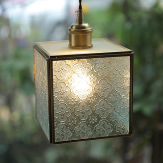 Patterned Glass Pendant Lamp Arkstarhome