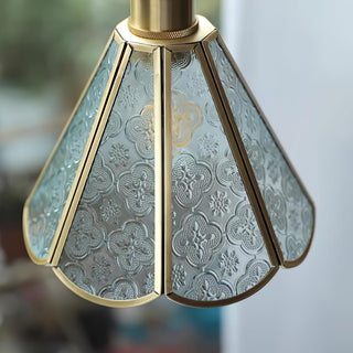 Patterned Glass Pendant Lamp Arkstarhome