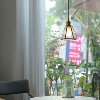 Patterned Glass Pendant Lamp Arkstarhome
