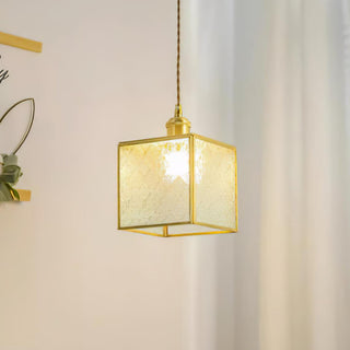 Patterned Glass Pendant Lamp Arkstarhome