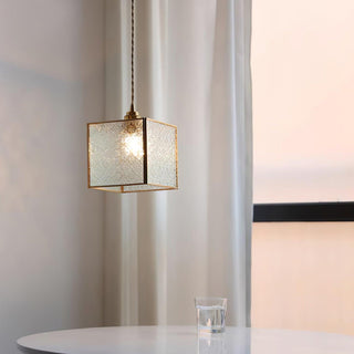 Patterned Glass Pendant Lamp Arkstarhome