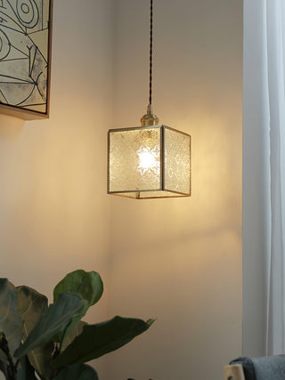 Patterned Glass Pendant Lamp Arkstarhome