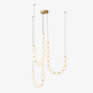 Glass Pearl Necklace Chandelier Arkstarhome