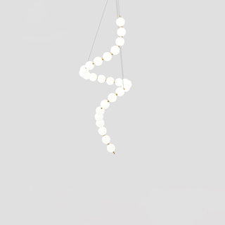 Glass Pearl Necklace Chandelier Arkstarhome