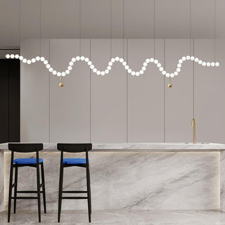 Glass Pearl Necklace Chandelier Arkstarhome