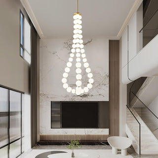 Glass Pearl Necklace Chandelier Arkstarhome