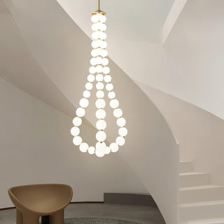 Glass Pearl Necklace Chandelier Arkstarhome