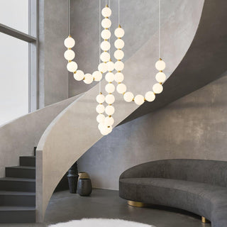 Glass Pearl Necklace Chandelier Arkstarhome