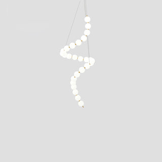Glass Pearl Necklace Chandelier Arkstarhome