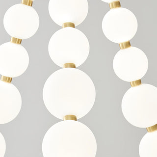 Glass Pearl Necklace Chandelier Arkstarhome